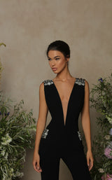 3 of 4 Tarik Ediz 98085 Dress Black