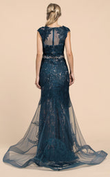 4 of 4 Cinderella Divine A0225 Dress Teal