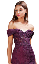 6 of 12 Andrea And Leo A0666 Eggplant