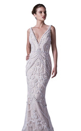 1 of 4 Andrea and Leo A0723 Off White/Nude