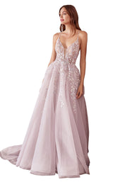 1 of 3 Andrea and Leo A1019 Dress Light-Mauve
