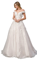 1 of 3 Andrea and Leo A1027W Dress Off-White