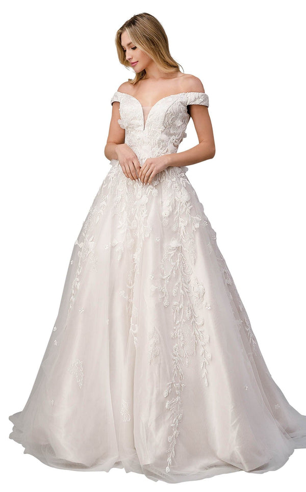 Andrea and Leo A1027W Dress Off-White