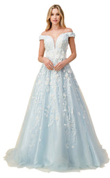 1 of 3 Andrea and Leo A1027 Dress Paris-Blue