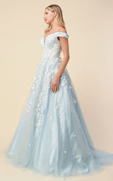 2 of 3 Andrea and Leo A1027 Dress Paris-Blue