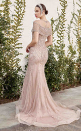 2 of 2 Andrea and Leo A1043 Dress Silver-Nude