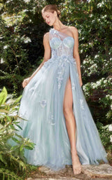 Andrea and Leo A1053 Dress Blue