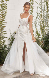 1 of 2 Andrea and Leo A1078 Dress Off-White