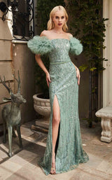 1 of 4 Andrea and Leo A1093 Dress Sage