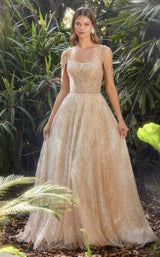 1 of 6 Andrea and Leo A1112 Dress Champagne