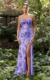 2 of 5 Andrea and Leo A1117 Dress Lavender