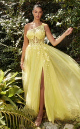 2 of 6 Andrea and Leo A1140 Dress Yellow