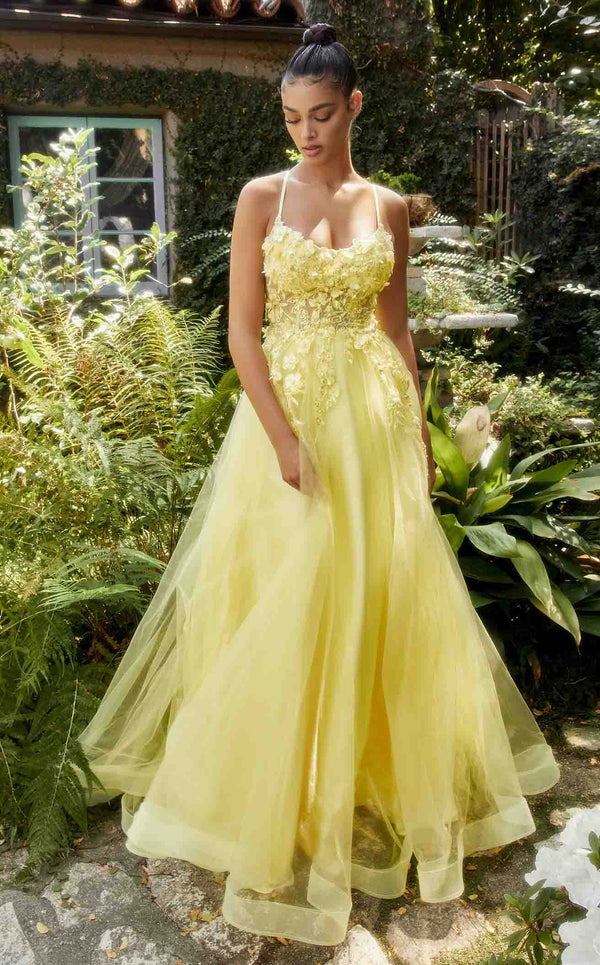 Andrea and Leo A1142 Dress Yellow