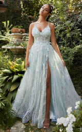 1 of 3 Andrea and Leo A1145 Dress Pastel Green