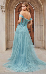 2 of 2 Andrea and Leo A1154 Dress Cerulean Blue