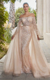 Andrea and Leo A1175 Dress Champagne