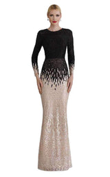 1 of 4 Janique A18321 Black/Blush