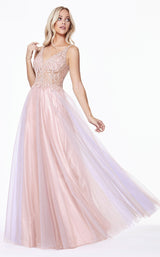 2 of 4 Cinderella Divine AB198 Dress Opal-Blush