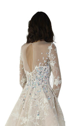 4 of 4 Revive by Tony Ward Adriana Dress Off-White-Multi