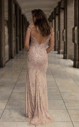 3 of 4 Chic and Holland AN1401 Dress Blush