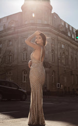 3 of 9 Chic and Holland AN1413 Dress Nude
