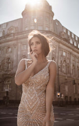 7 of 9 Chic and Holland AN1413 Dress Nude