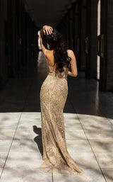 3 of 4 Chic and Holland AN1429 Dress Nude