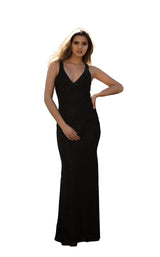 1 of 4 Chic and Holland AN1438 Dress Black