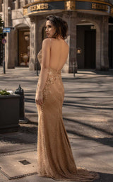 3 of 4 Chic and Holland AN1469 Dress Nude