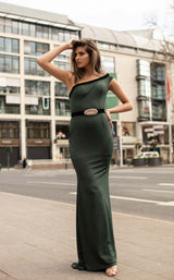 2 of 4 Chic and Holland AN1551 Dress Hunter