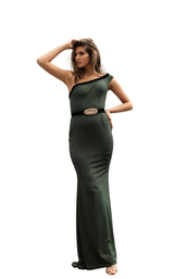 1 of 4 Chic and Holland AN1551 Dress Hunter