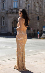 3 of 4 Chic and Holland AN1635 Dress Nude