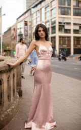 2 of 5 Chic and Holland AN3004 Dress Light-Pink