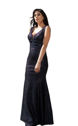 1 of 4 Chic and Holland AN3007 Dress Currant