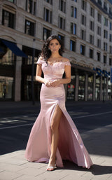 2 of 5 Chic and Holland AN3010 Dress Light-Pink