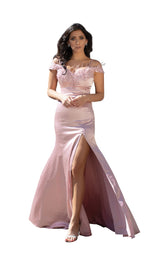 1 of 5 Chic and Holland AN3010 Dress Light-Pink