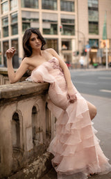 3 of 6 Chic and Holland AN3098 Dress Light-Pink