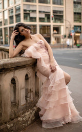 2 of 6 Chic and Holland AN3098 Dress Light-Pink