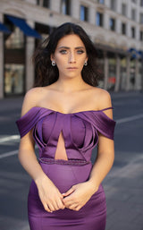 6 of 6 Chic and Holland AN3111 Dress Purple