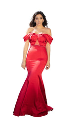 1 of 6 Chic and Holland AN3111 Dress Raspberry