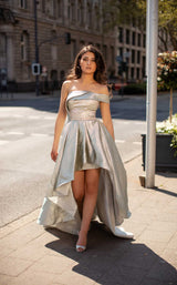 2 of 4 Chic and Holland AN3112 Dress Silver