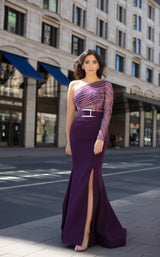 2 of 4 Chic and Holland AN3123 Dress Purple