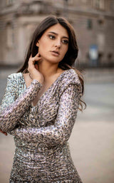 5 of 5 Chic and Holland AN3174 Dress Leopard