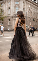 3 of 5 Chic and Holland AN3186 Dress Black-Silver