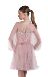 2 of 2 Revive by Tony Ward Analisa Dress Light-Pink-Silver