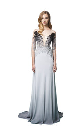 1 of 4 Revive by Tony Ward Anna Dress Light-Grey