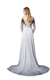 2 of 4 Revive by Tony Ward Anna Dress Light-Grey
