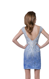 2 of 2 Revive by Tony Ward Aurora Dress Light-Blue