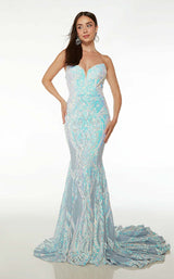 1 of 2 Alyce 61648 Opal/Light Blue