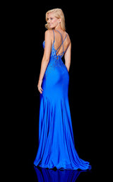 2 of 3 Amarra 20019 Dress Royal-Blue-Multi